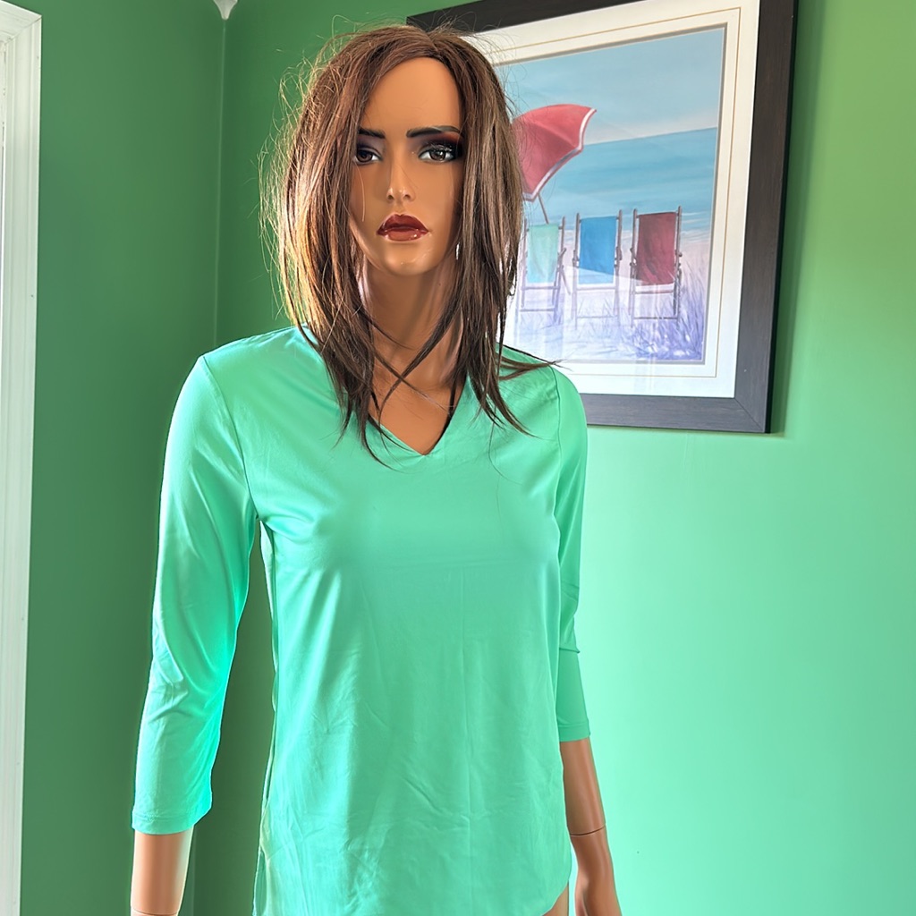 Nwt Jean-Pierre Klifa Paris V-Neck Top